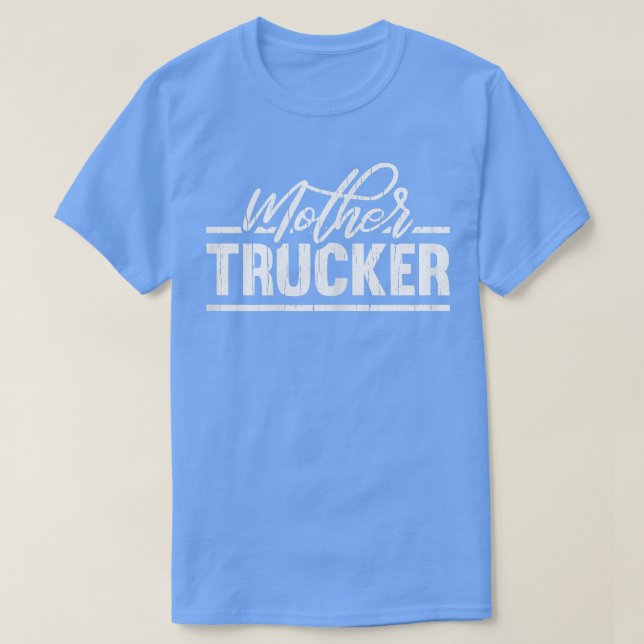 Womens Mor Trucker Funny Lastbil-traktor T Shirt (Design framsida)