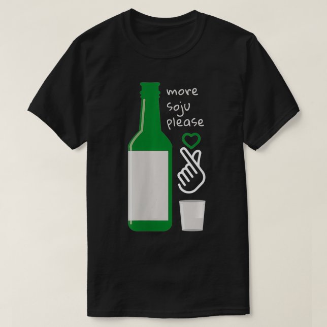 Womens More Soju, snälla VNeck T Shirt (Design framsida)
