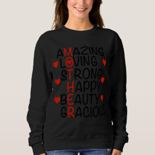 Womens Mors dag Mamma Mamma Loving Stron T Shirt