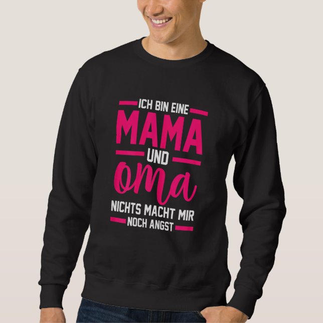 Womens Morsa Grandma Mor Lång Ärmad Tröja (Framsida)