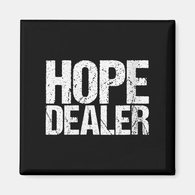 Womens Motivational Hope Er V-neck  Magnet (Framsidan)