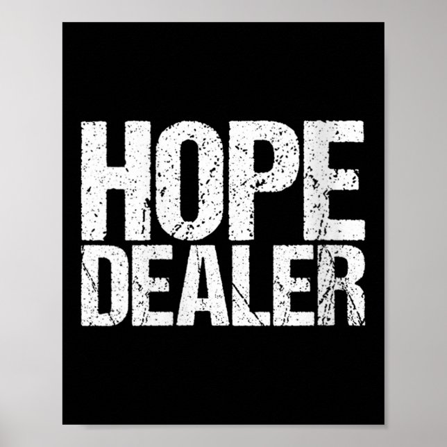 Womens Motivational Hope Er V-neck  Poster (Framsidan)