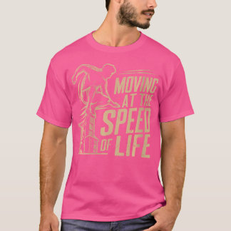 Womens Moving At The Speed Of Life Parkour T Shirt
