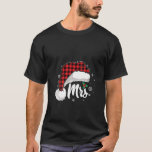 Womens Mrs. och Santa Hat Buffalo Play Christma T Shirt<br><div class="desc">Womens Mrs. och Santa Hat Buffalo Plade jul Par Pajamas</div>