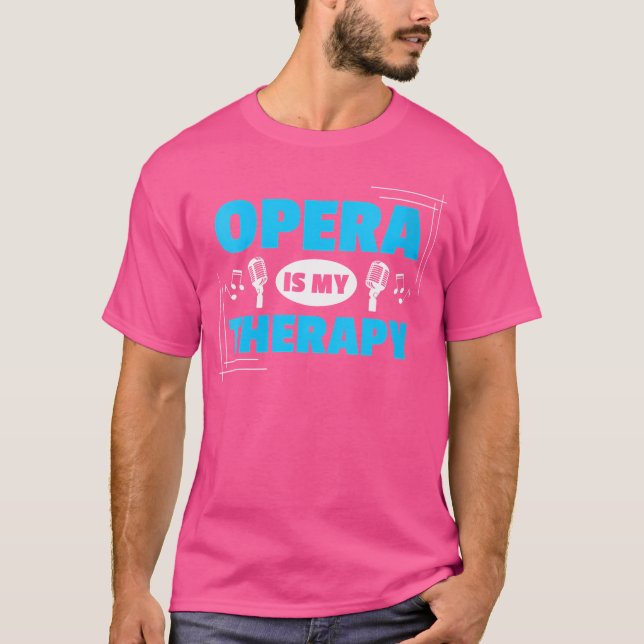 Womens Music Musical Choir Opera Singer T Shirt (Framsida)
