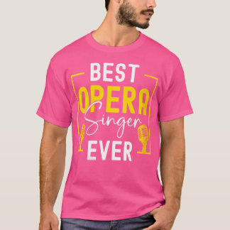Womens Music Musical Choir Opera Singer T Shirt