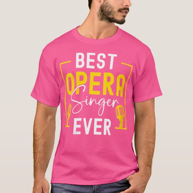 Womens Music Musical Choir Opera Singer T Shirt (Framsida)