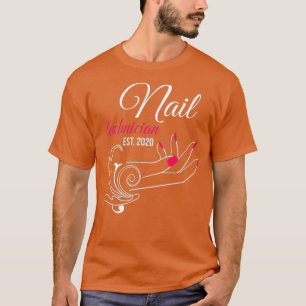 Womens Nail Technician Diploma Shirt Nagel Tech T