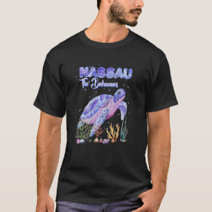 Womens Nassau Bahamas Sea Turtle Snorkel Scuba T Shirt