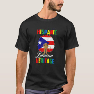 Womens National Hispanic Heritage Month Puerto Ric T Shirt