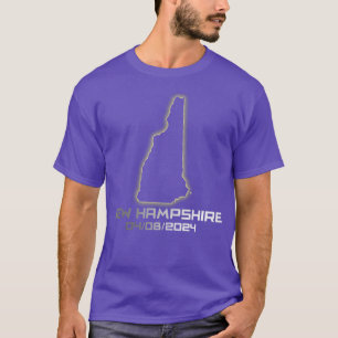 Womens New Hampshire America Astronomy otal Solar T Shirt