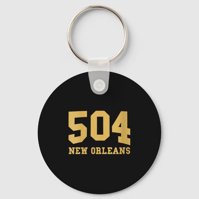 Womens New Orleans Area Code 504 - Hometown Pride  Nyckelring (Framsida)