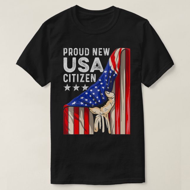 Womens New USA Citizen American Citizens Jul T Shirt (Design framsida)