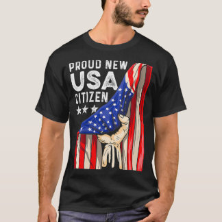 Womens New USA Citizen American Citizens Jul T Shirt