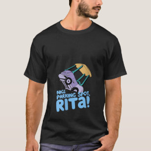 Womens Nice Parking Spot Rita Funny V Nacke T Shirt