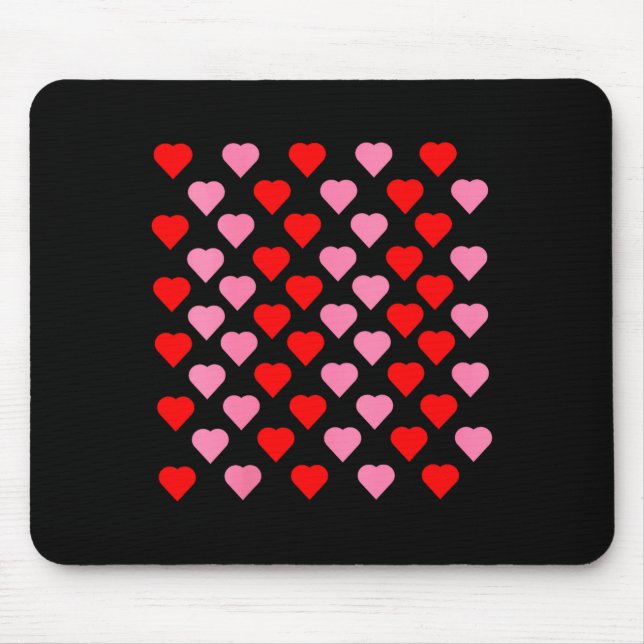 Women's Nk And Red Hearts Lovers Funny Valentine’s Musmatta (Framsidan)
