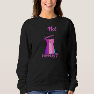 Womens Not Government Property Pro Choice Feminist T Shirt