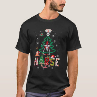 Womens Nurse Julgran Stethoscope RN LPN Xma T Shirt