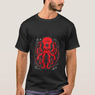Womens Octopus Guitar T Music Kraken Electric Bass T Shirt