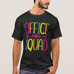 Womens Office Squad Office Personal Admin Crew Tea T Shirt