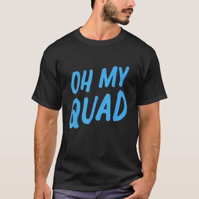 Womens Oh My Quad T Shirt (Framsida)