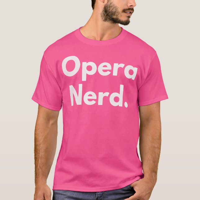 Womens Opera Nerd Tee Singer Tee Classical Music (Framsida)