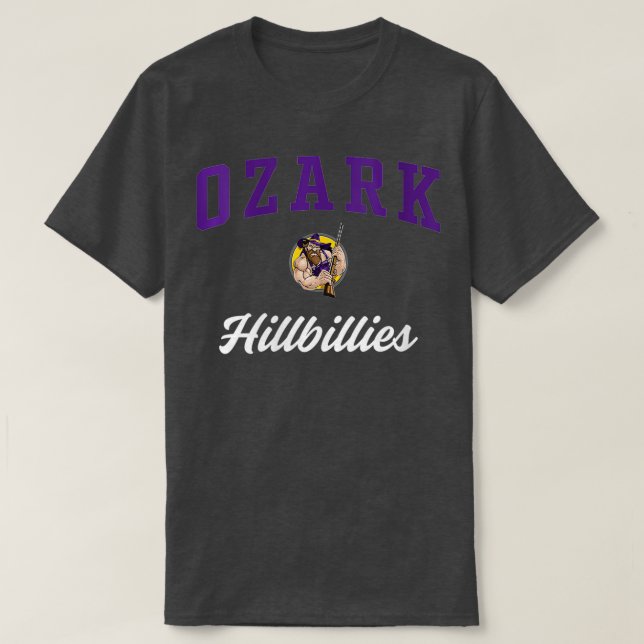 Womens Ozark High School Hillbillies VNeck T Shirt (Design framsida)