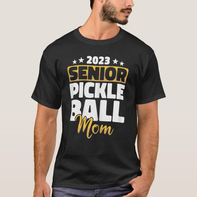 Womens Paddles Pickleball Player Senior Picklebal T Shirt (Framsida)