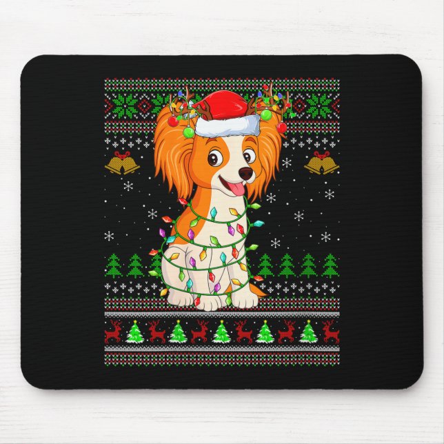 Womens Pallon Dog Ugly Christmas Sweaters Holiday  Musmatta (Framsidan)