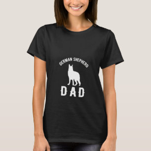 Womens Pappa German Shepherd T Shirt