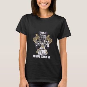 Womens Pappa Grandpa Viking Warrior Norse Mytholog T Shirt