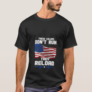 Womens Patriotic I American Flagga I USA Färg Dont T Shirt