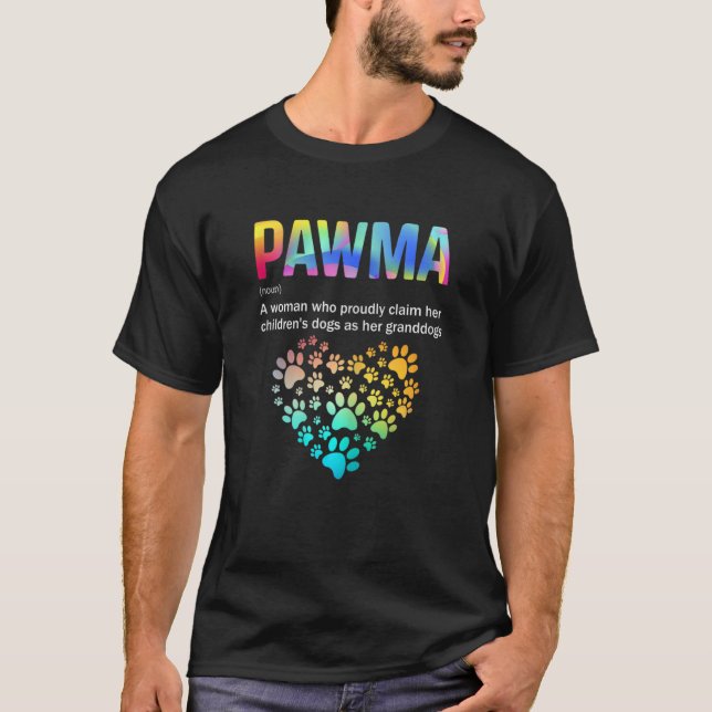 Womens Pawma Definition Like A Grandma Only Way Co T Shirt (Framsida)