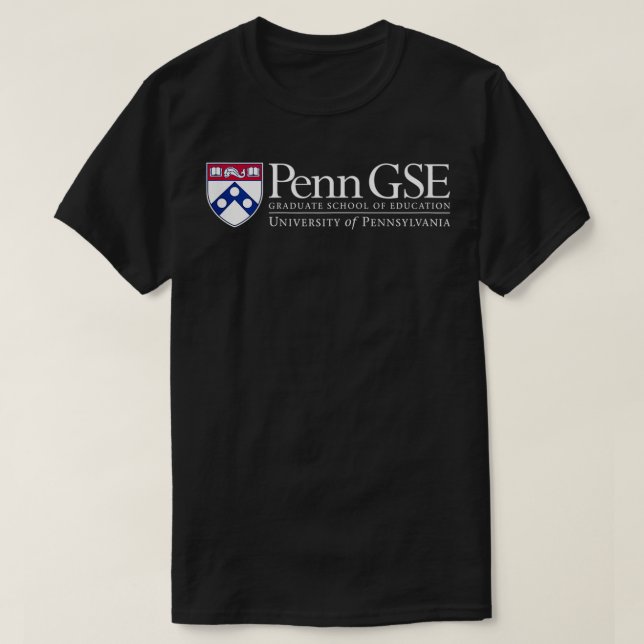Womens Penn Quakers Apparel GSE Student School of  T Shirt (Design framsida)