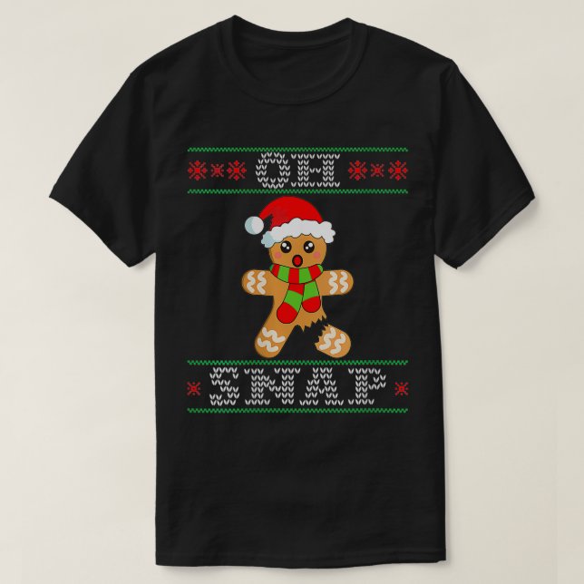 Womens Pepparkaksgubbe Gift Oh Snap jul Ugl T Shirt (Design framsida)