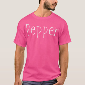 Womens Pepper Lazy Halloween Costume Salt and Pepp T Shirt