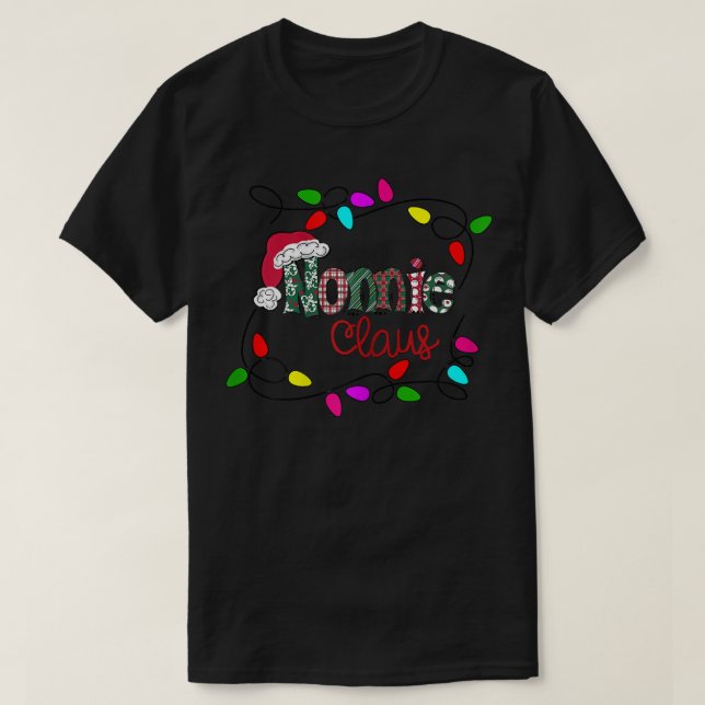 Womens Personlig jul Nonnie Claus Julafton Li T Shirt (Design framsida)