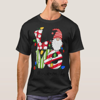 Womens Personlig Kärlek Mammylife Candy Gnome Chr T Shirt