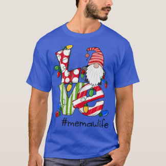 Womens Personlig Kärlek Memawlife Candy Gnome Chr T Shirt