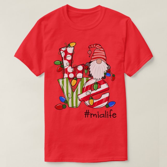 Womens Personlig Kärlek Mialife Candy Gnome Chris T Shirt (Design framsida)