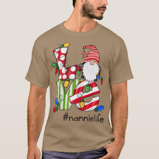 Womens Personlig Kärlek Nannielife Candy Gnome Ch T Shirt