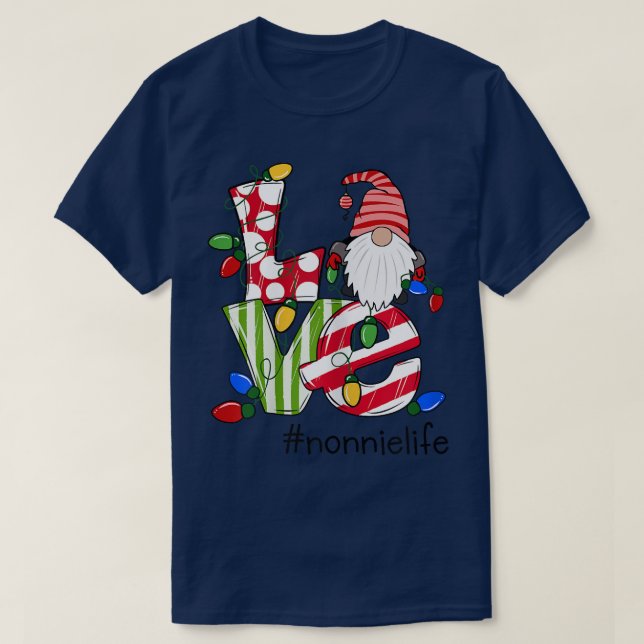 Womens Personlig Kärlek Nonnielife Candy Gnome Ch T Shirt (Design framsida)