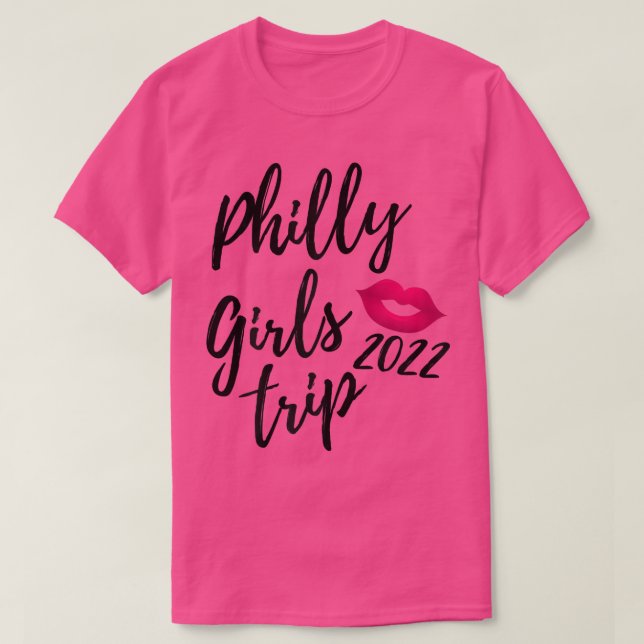 Womens Philly Girls Resa 2022 Philadelphia Vacatio T Shirt (Design framsida)