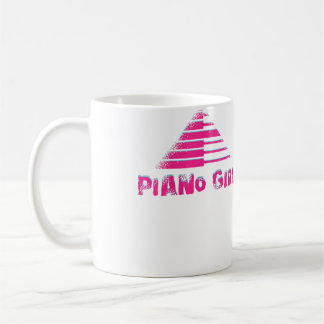 Womens Piano Girl Designs For Piano Players Kaffemugg