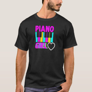Womens Piano Girl Pianist Piano Player Musician Mu T Shirt