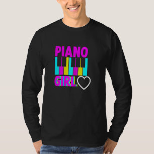 Womens Piano Girl Pianist Piano Player Musician Mu T Shirt