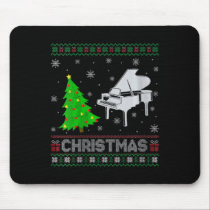 Womens Piano Julafton Träd Lighting Ugly jul Swe Musmatta
