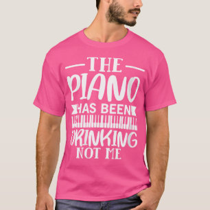 Womens Piano Player Jazz Pianist T Shirt
