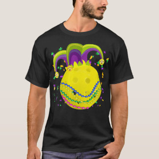 Womens Pickleball Boll Jester Hat VNeck T Shirt