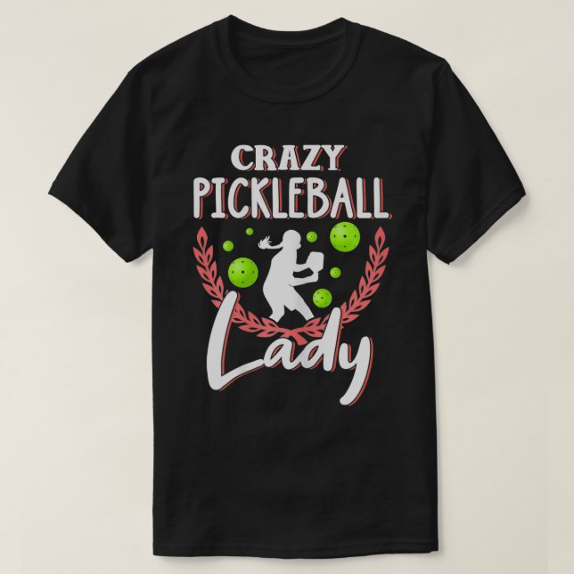 Womens Pickleball Funny Pickleball Dam Picklebal T Shirt (Design framsida)